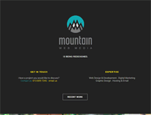 Tablet Screenshot of mountainwebmedia.com